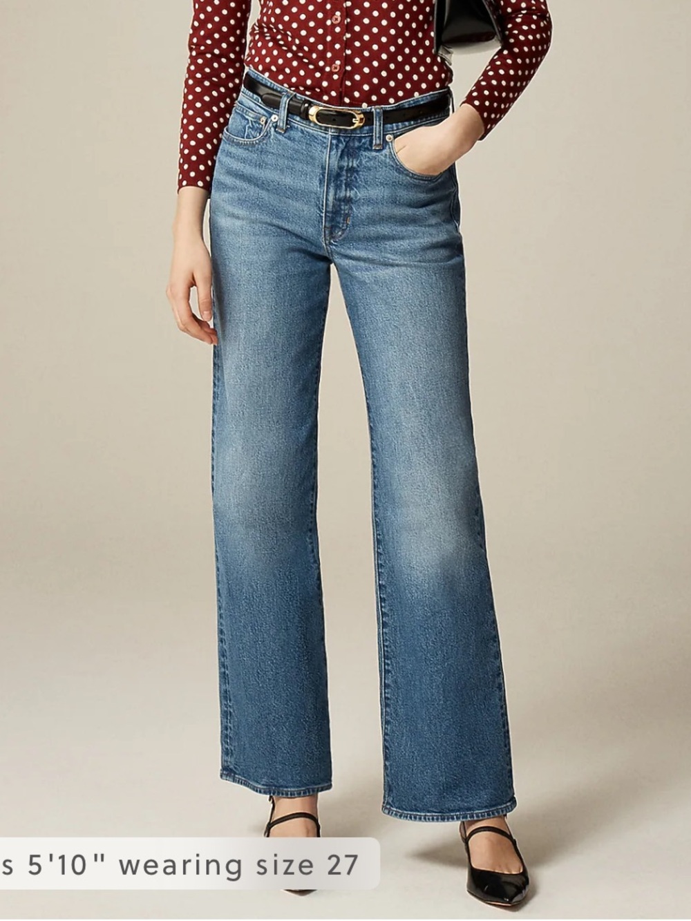 NWOT! Full-length slim-wide jean